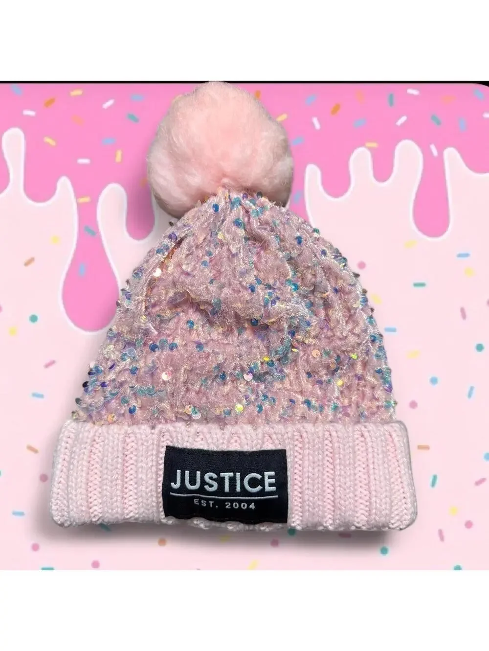 Justice Kid's Pink Hat
